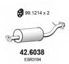 LANDROVER ESR3194 Middle Silencer